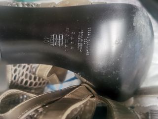 Sandalias Zara Tacon Verde Oliva