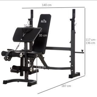 Banco de musculación multifunción