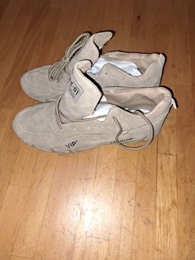 Zapatillas SAE-01 Beige/Gris