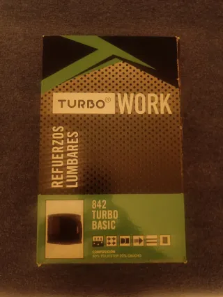 Faja Lumbar Turbo Work Negra