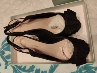 Zapatos de tacón PACO MENA negros talla 37