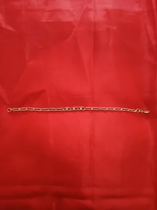 Pulsera chapada en oro