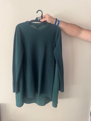Camiseta COS verde manga larga Talla M