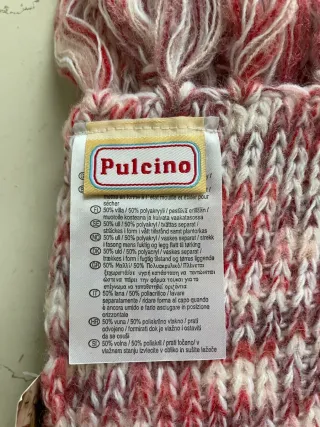 Sciarpa lavorata a maglia Pulcino bambina