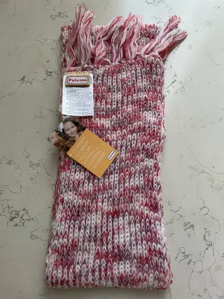 Sciarpa lavorata a maglia Pulcino bambina