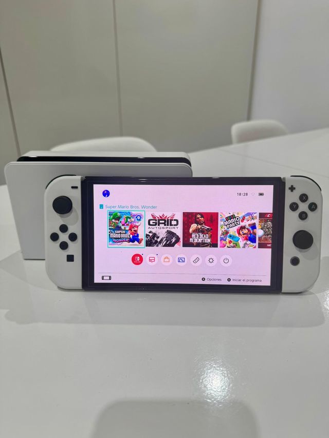 Nintendo Switch OLED Blanca