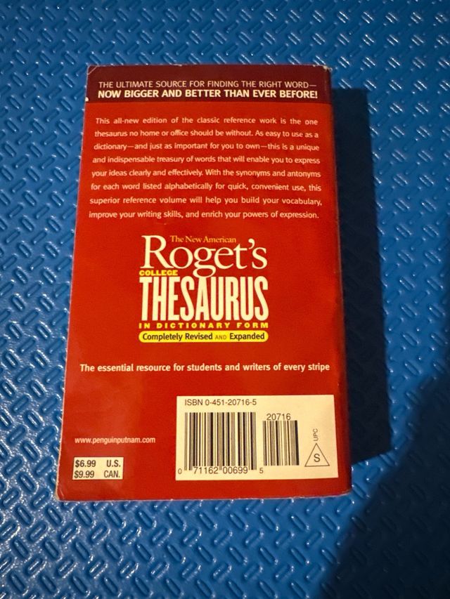 Roget's College Thesaurus