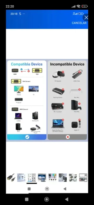 Cable HDMI a VGA