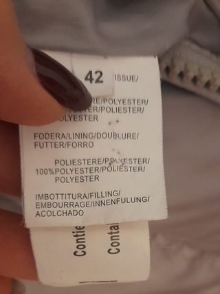 Piumino donna Sollolono tg 42 beige