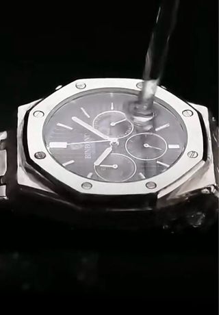 Reloj Hombre Negro/Plateado