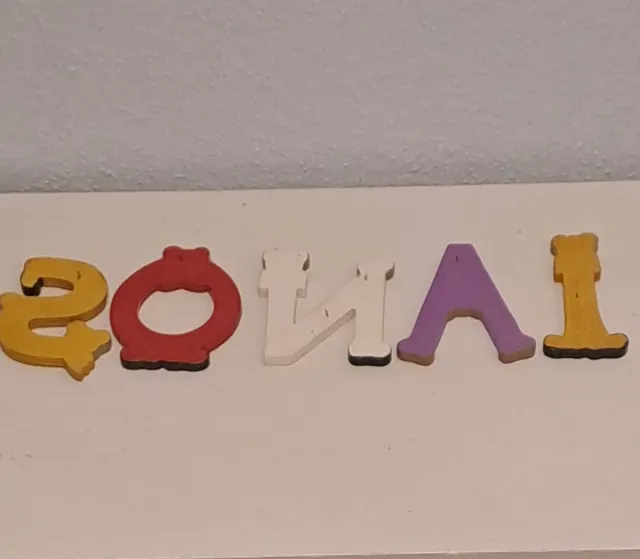 Letras decorativas infantiles  madera, ONA o SONIA