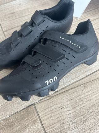 Zapatillas Ciclismo Rockrider Race 700 Negro Nº 42