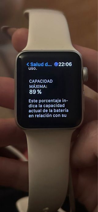Apple Watch S3 Blanco 89% Batería con sus cajas 