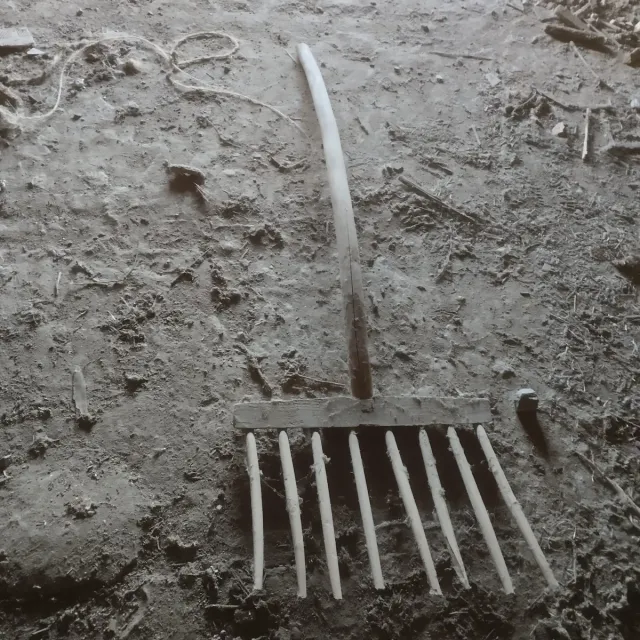 Horca de madera antigua