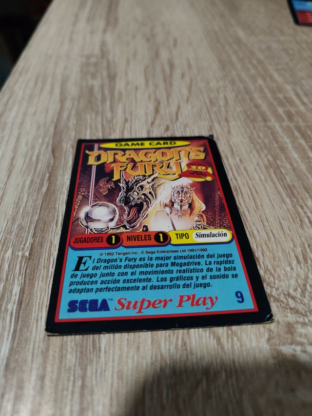 3 Cartas Sega Super Play Panini