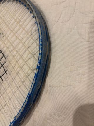 Raqueta de tenis infantil azul