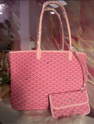 Bolso rosa con monedero