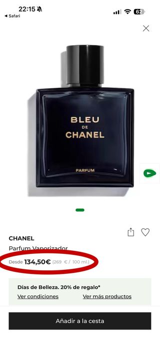 Bleu de Chanel PARFUM 100 ml