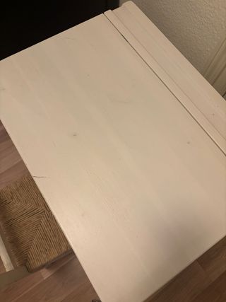 Pupitre ikea y silla infantil madera 