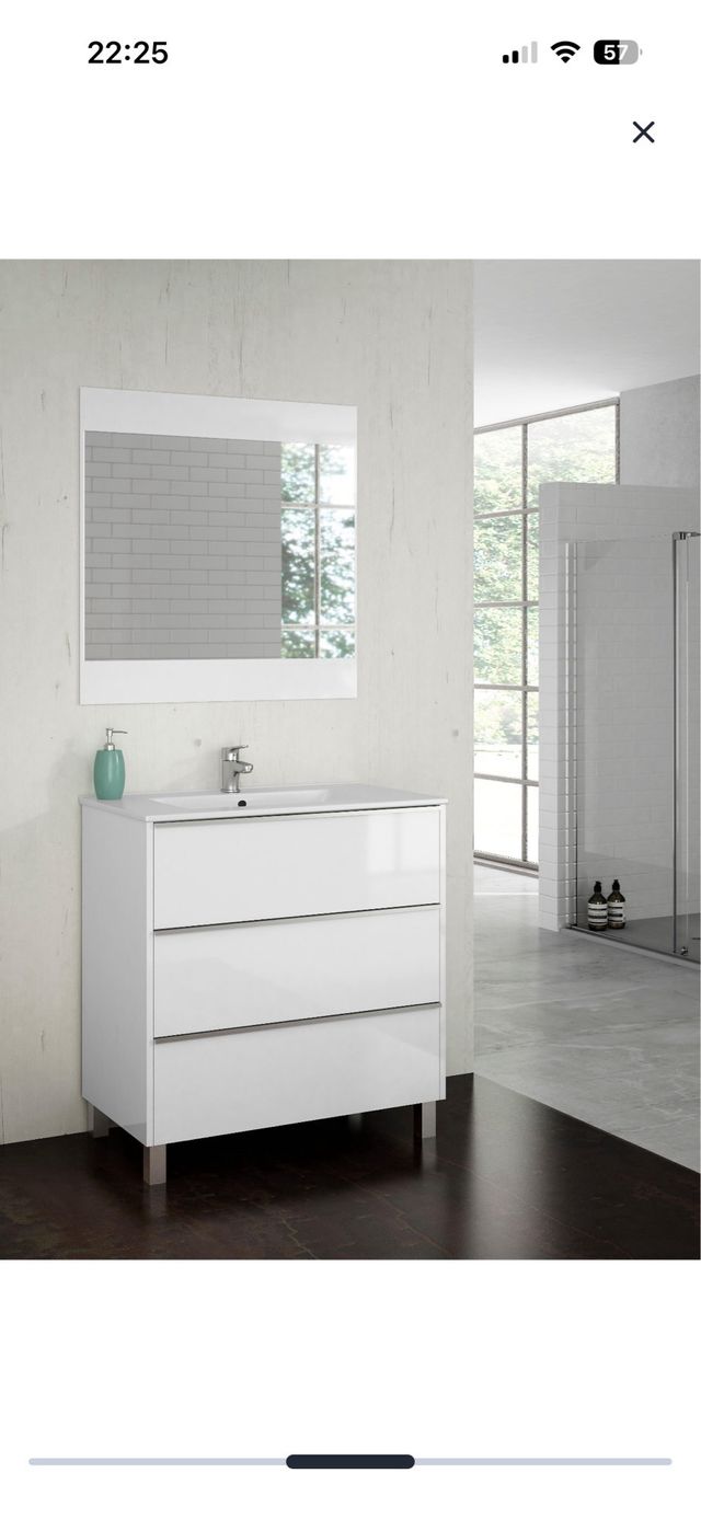 Mueble baño lavabo 70x45 sin abrir 