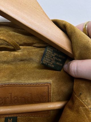 Chaqueta Timberland Cuero Marrón Talla M