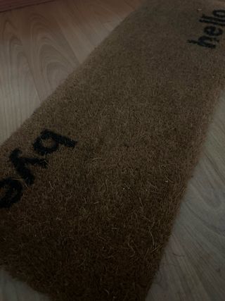 Tappeto d'ingresso Hello Bye