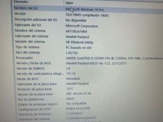 HP Elitebook 8460p i5 Portátil