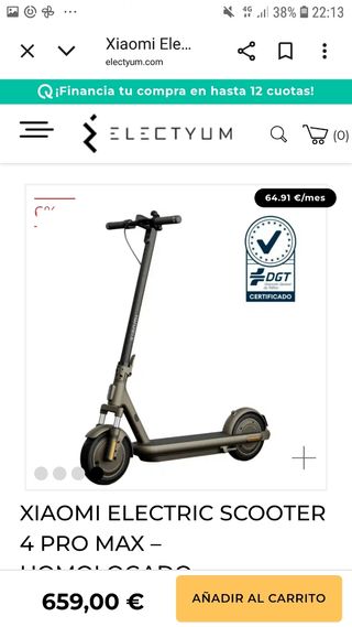 Patinete Xiaomi Pro 4 Max