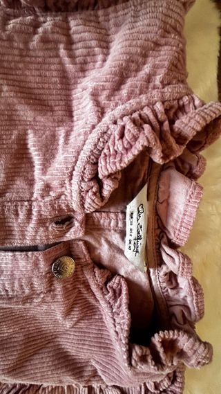 Mono de pana rosa Sara Salloum Talla 38