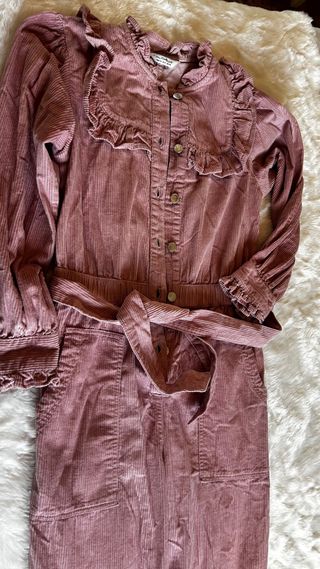 Mono de pana rosa Sara Salloum Talla 38