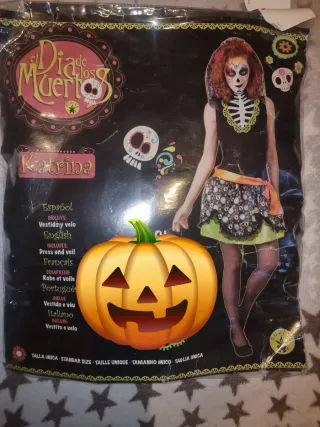 Disfraz Katrina Día de Muertos Talla Única