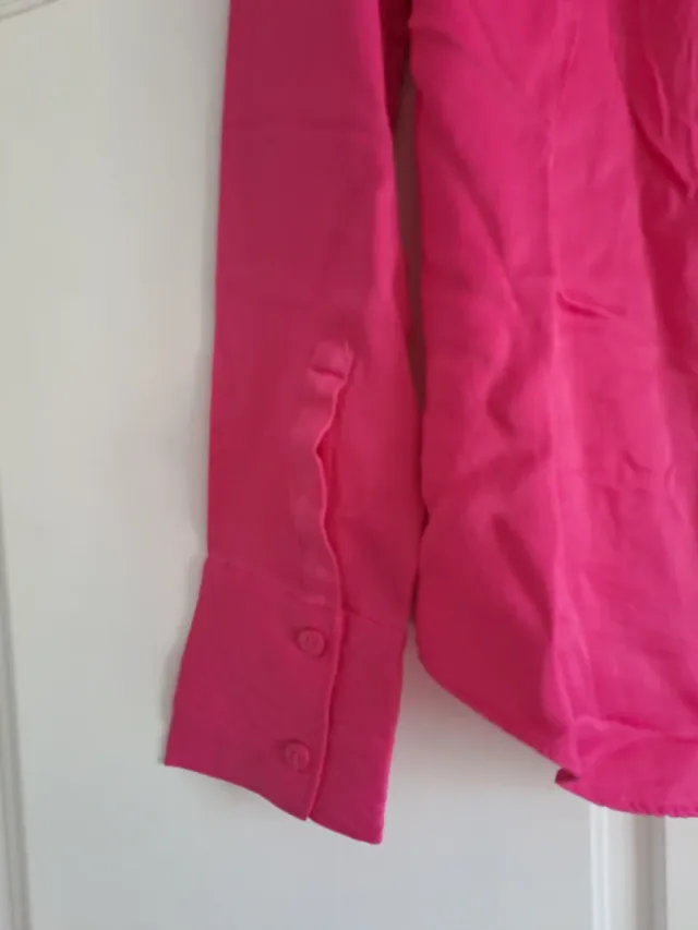 Camisa Zara Fuchsia Talla M