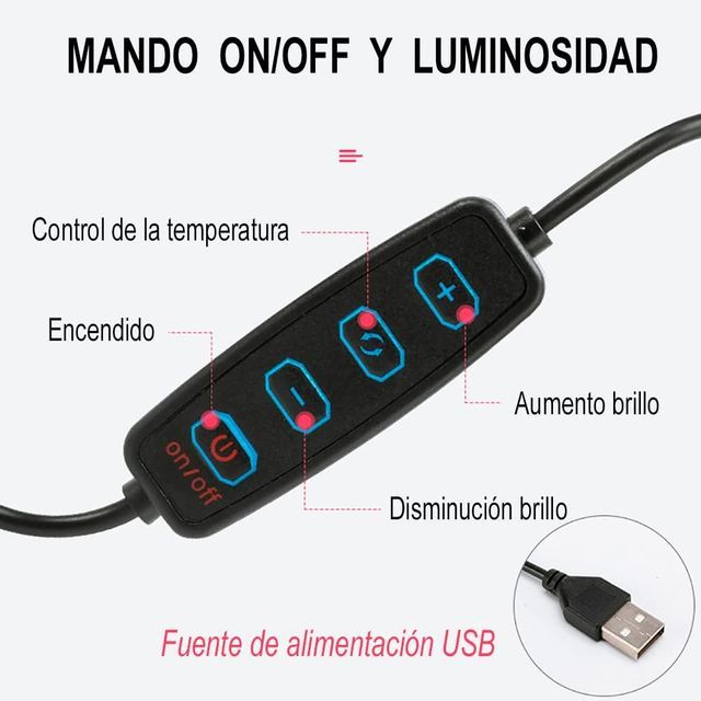 Aro de Luz LED 30cm, NUEVO