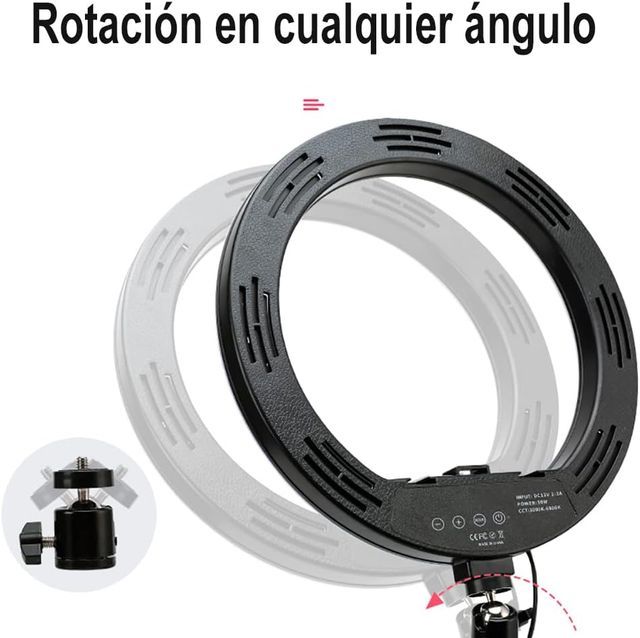 Aro de Luz LED 30cm, NUEVO