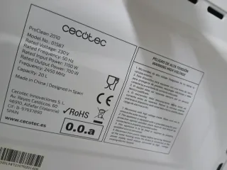 Microondas Cecotec Proclean Blanco