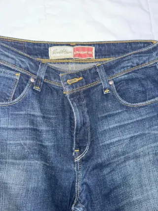 Pantalones Vaqueros Levi's Azul Marino Talla S