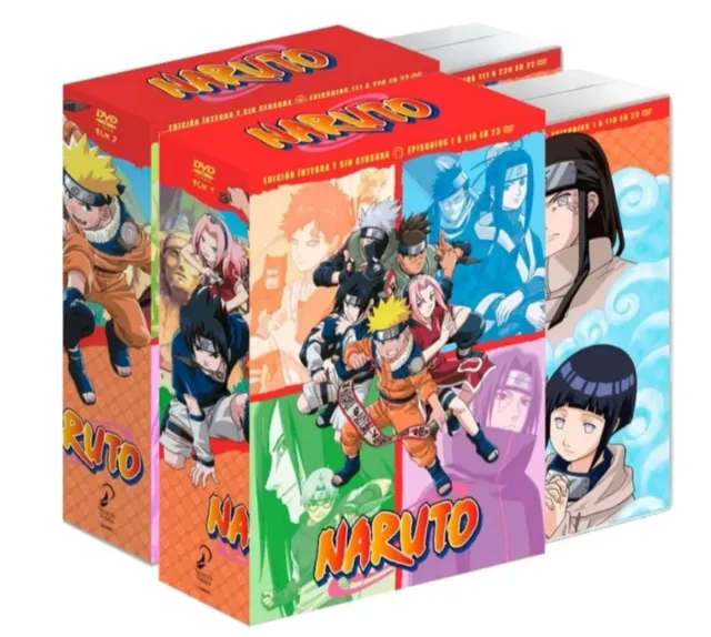 SOLO HOY 70€ Colección Naruto DVD Completa