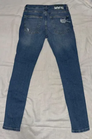 Vaqueros Bershka Super Skinny Rotos Talla S