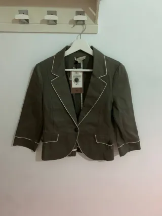 Blazer verde oliva mujer talla M