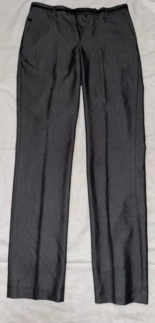 Pantalón de vestir gris talla L