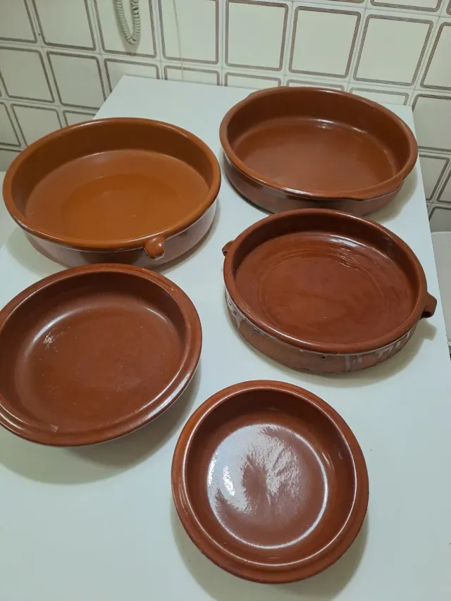 Cacerolas Barro Marrón