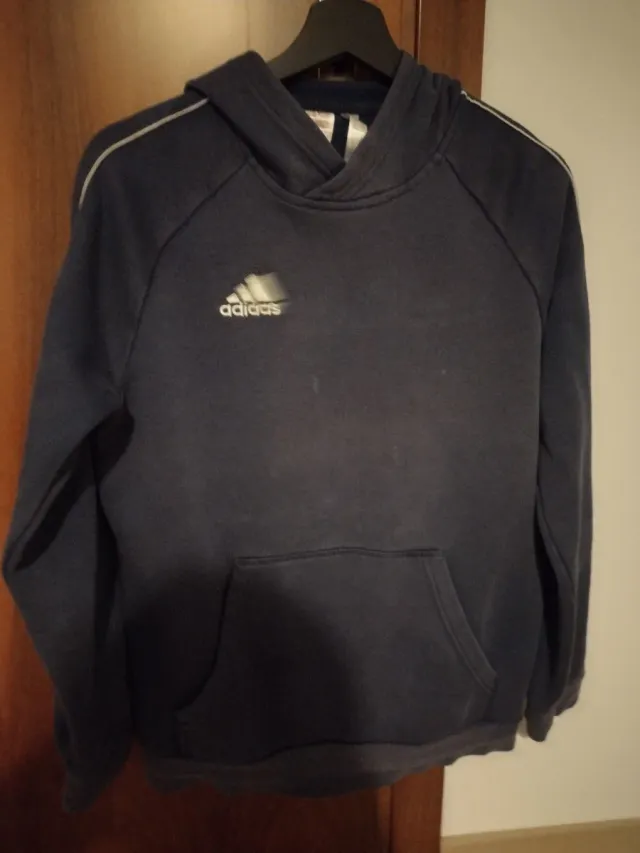 Felpa Adidas blu 15/16 anni