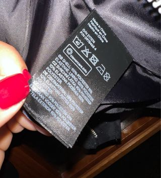 Cazadora biker H&M negra