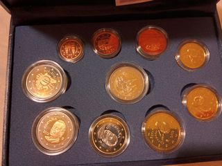 España 2012 proof FNMT 1 cent. a 2 euros + 2 € x 2