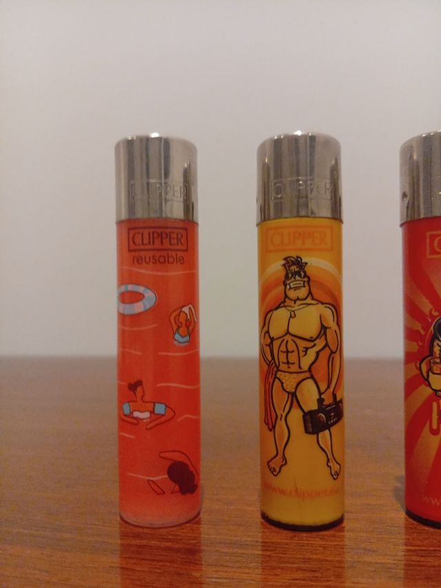 4 Mechero Clipper Verano