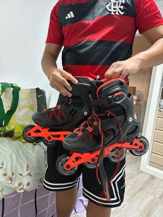 Patines en línea negros talla 41