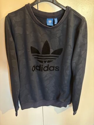 Felpa Adidas donna blu mimetica taglia S