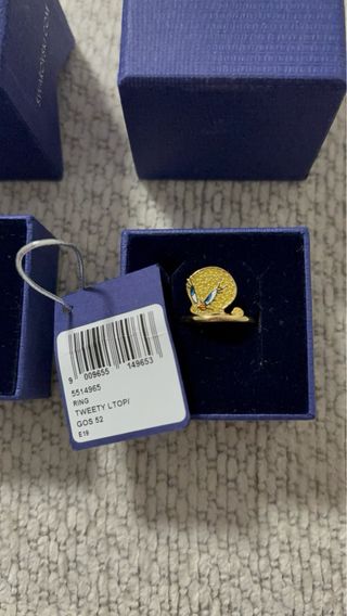 Anillos Swarovski Looney Tunes Sylvester Tweety