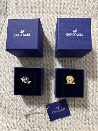 Anillos Swarovski Looney Tunes Sylvester Tweety