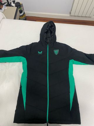 Chaqueta Parka Athletic Club Castore Negra y Verde
